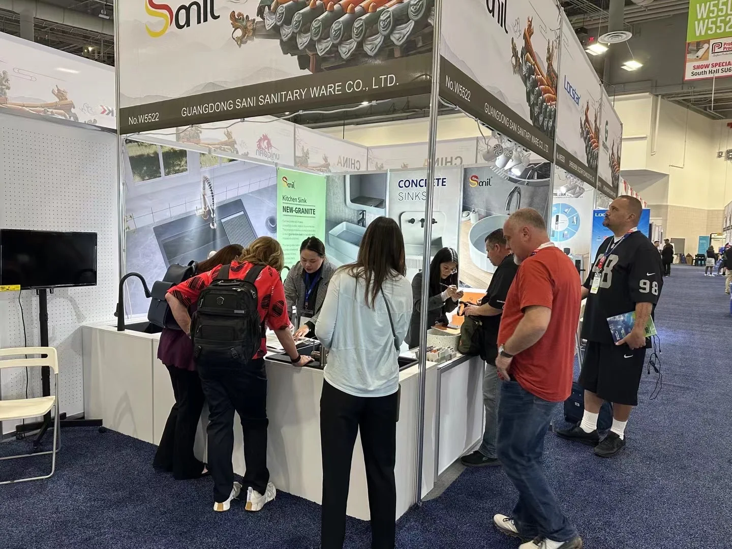 SANIL booth at exhibition