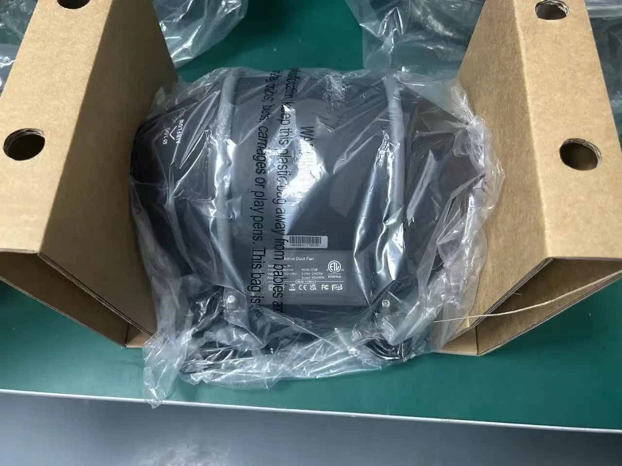 Inline Duct Ventilation Fan, Centrifugal, HVAC, Plastic - detail 16