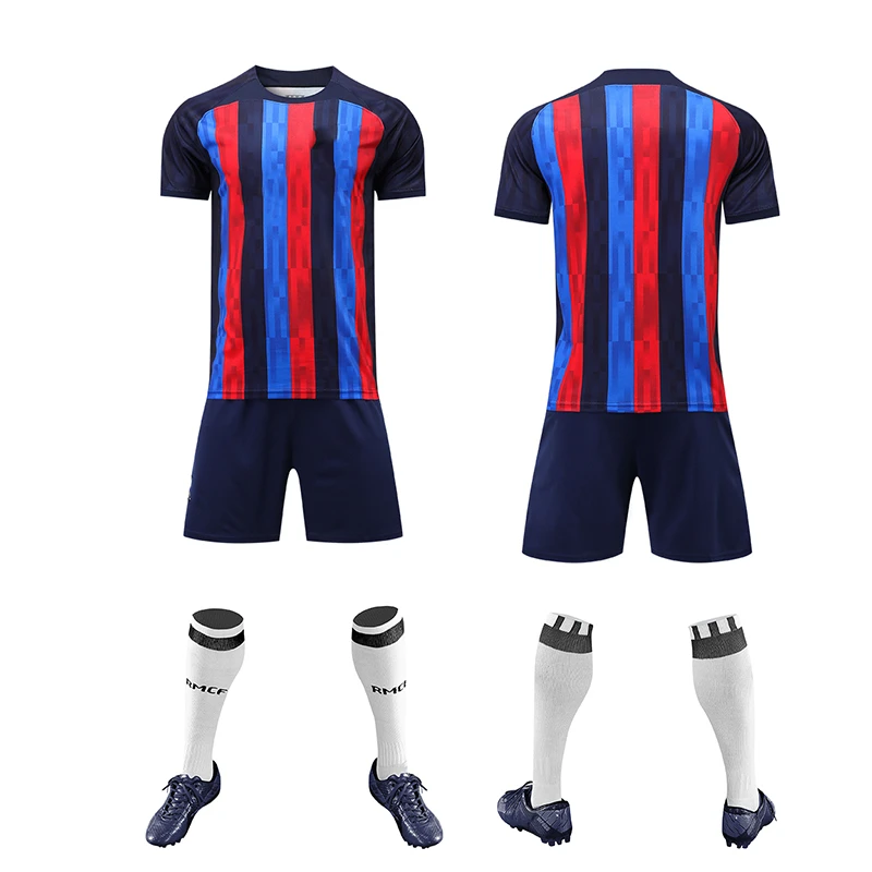 Custom 22-23 New Season Quick Dry Uniform Football Wear Good Quality Uniform Sublimation Soccer Jersey Wholesale Soccer Wear
