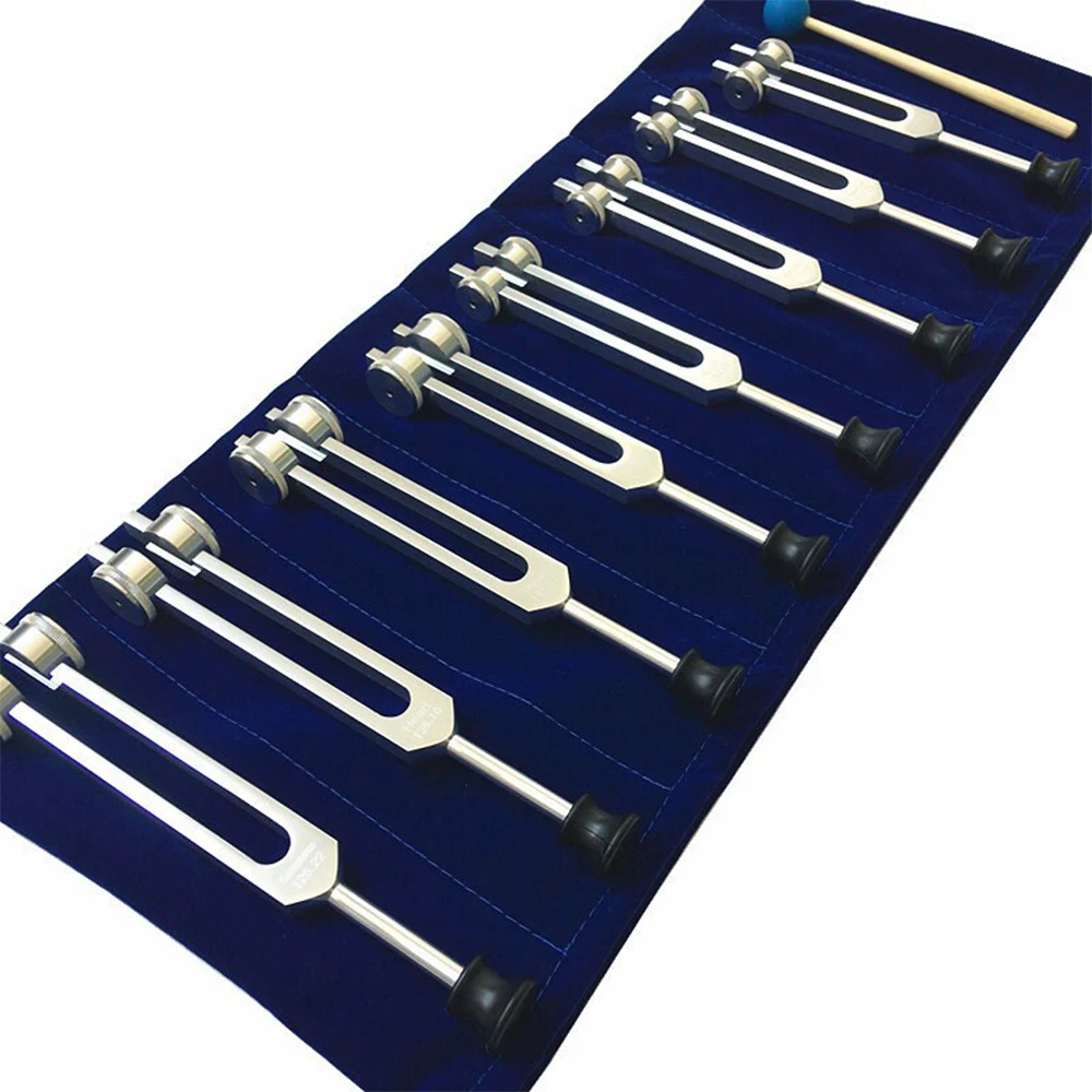 Chakra Tuning Fork Set Weighted Healing Therapy Tuning Forks Hot Sales