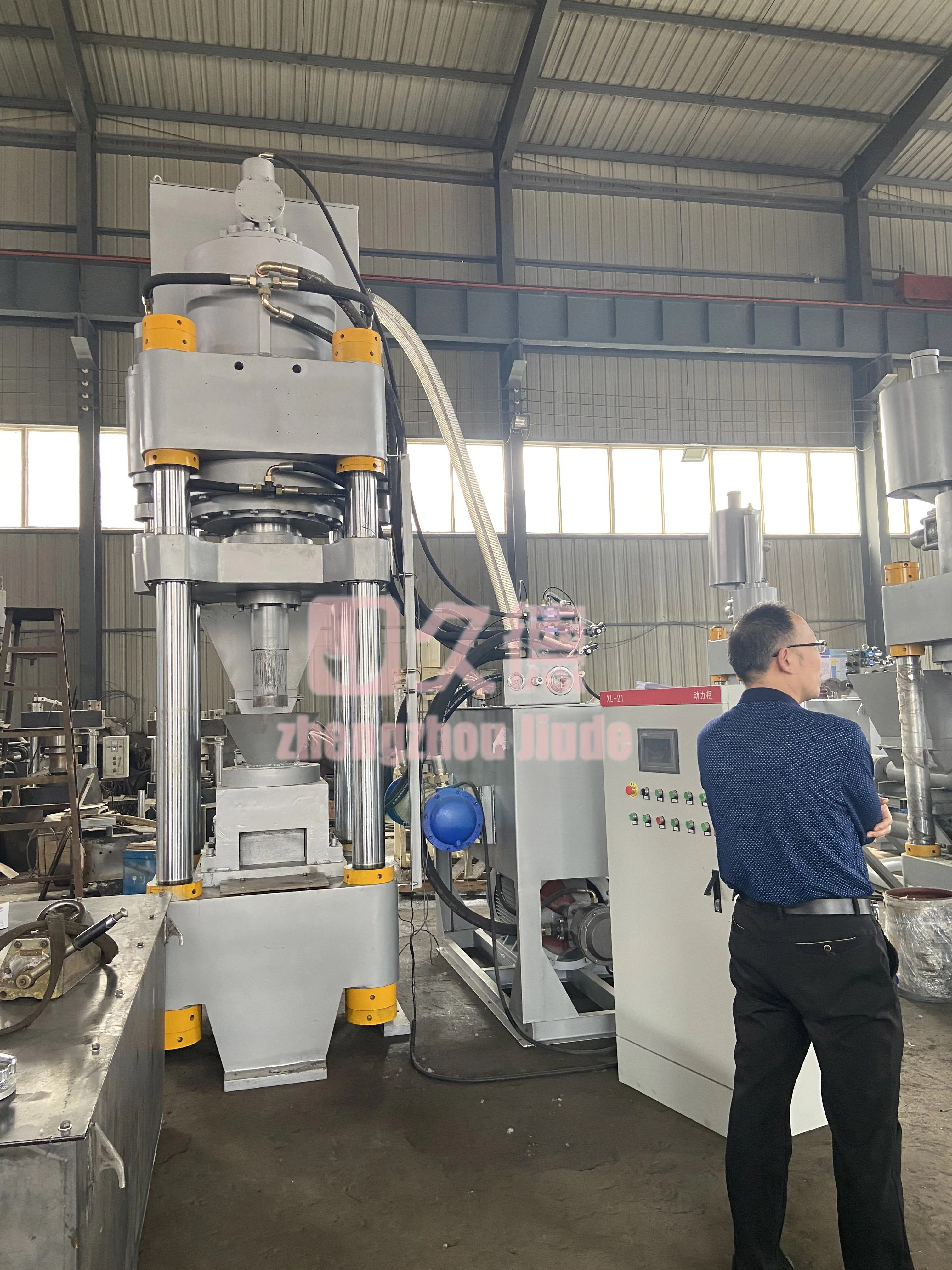 Hydraulic Scrap Metal Press Machine Scrap Aluminum Briquetting Press