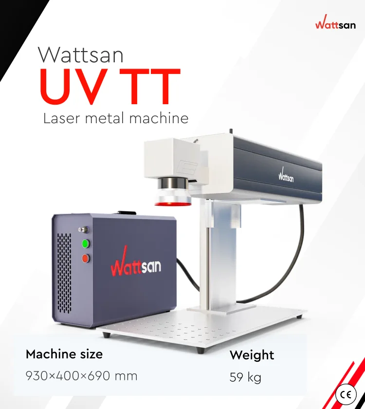 Wattsan Uv Tt W Jpt Desktop Uv Marking Laser Machine Uv Fiber Laser