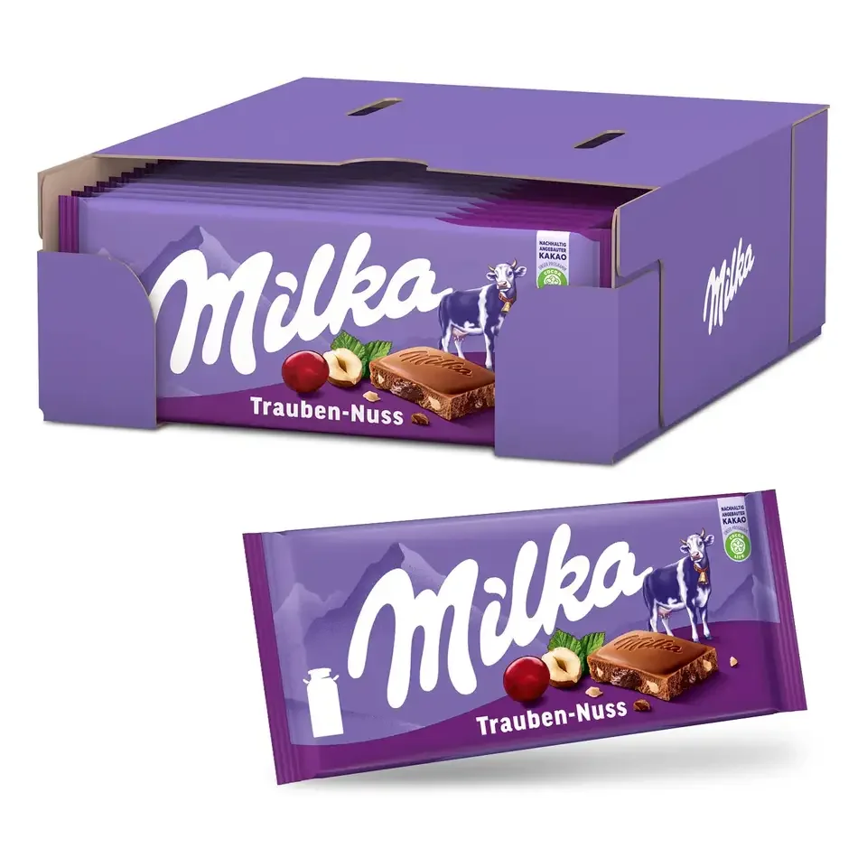 New Stock Wholesale Price Milka Chocolate Bar 100g And 300g Made From