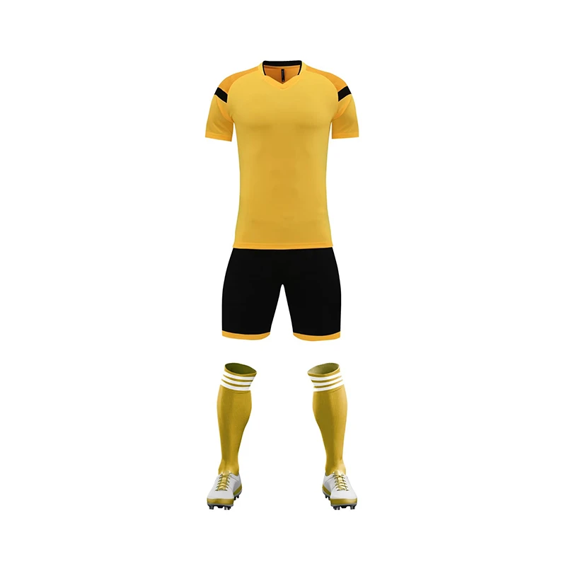 Football Uniform Set Custom Logo 5XL Quick Drying Sportswear Short Sleeve Men Women Kids Team Training Jersey Soccer Wear