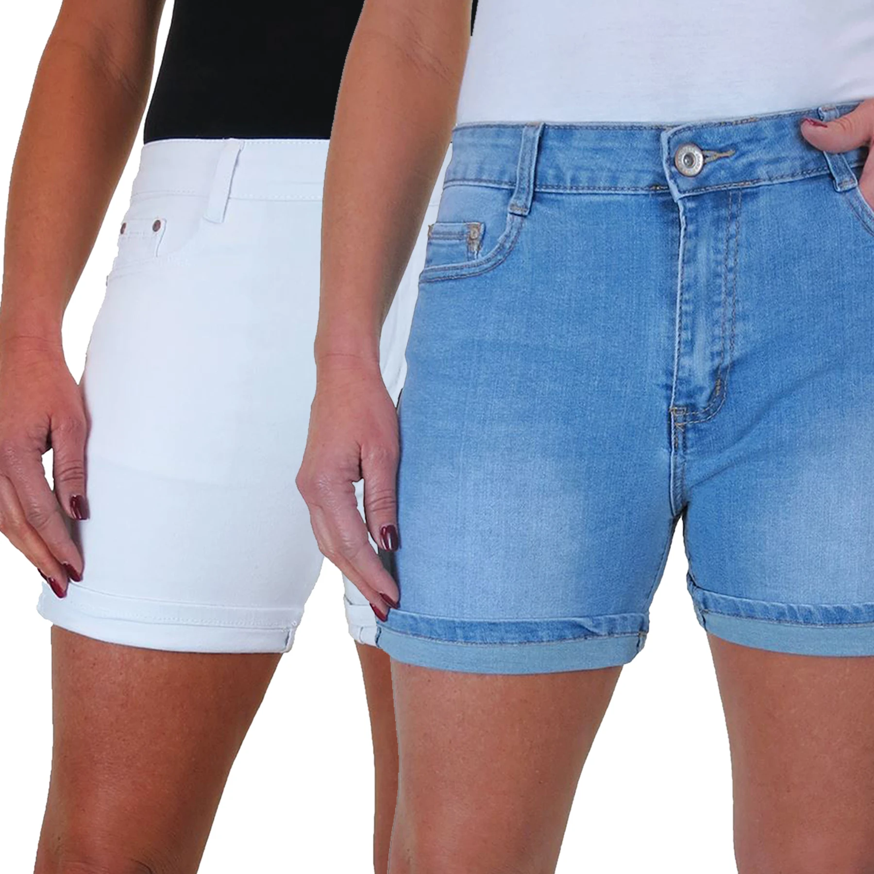 Fashion Women Stretch Fit Shorts Summer Denim Shorts Hot Pants 