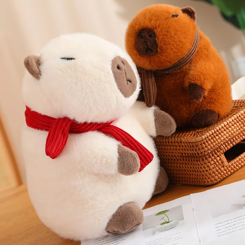 Wholesale Simulation Capybara Plush Toy Stuffed Animal Fluffy Kawaii Soft Doll For Birthday Gift And Home Decor