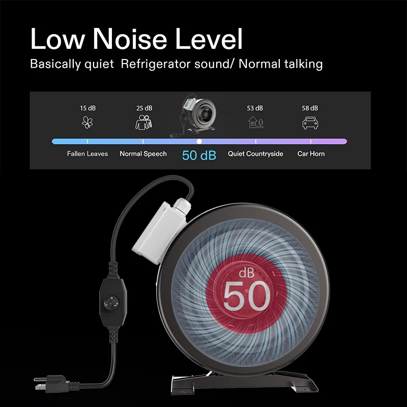 Inline Duct Fan, 8", Plastic, 230V, Centrifugal - detail 14