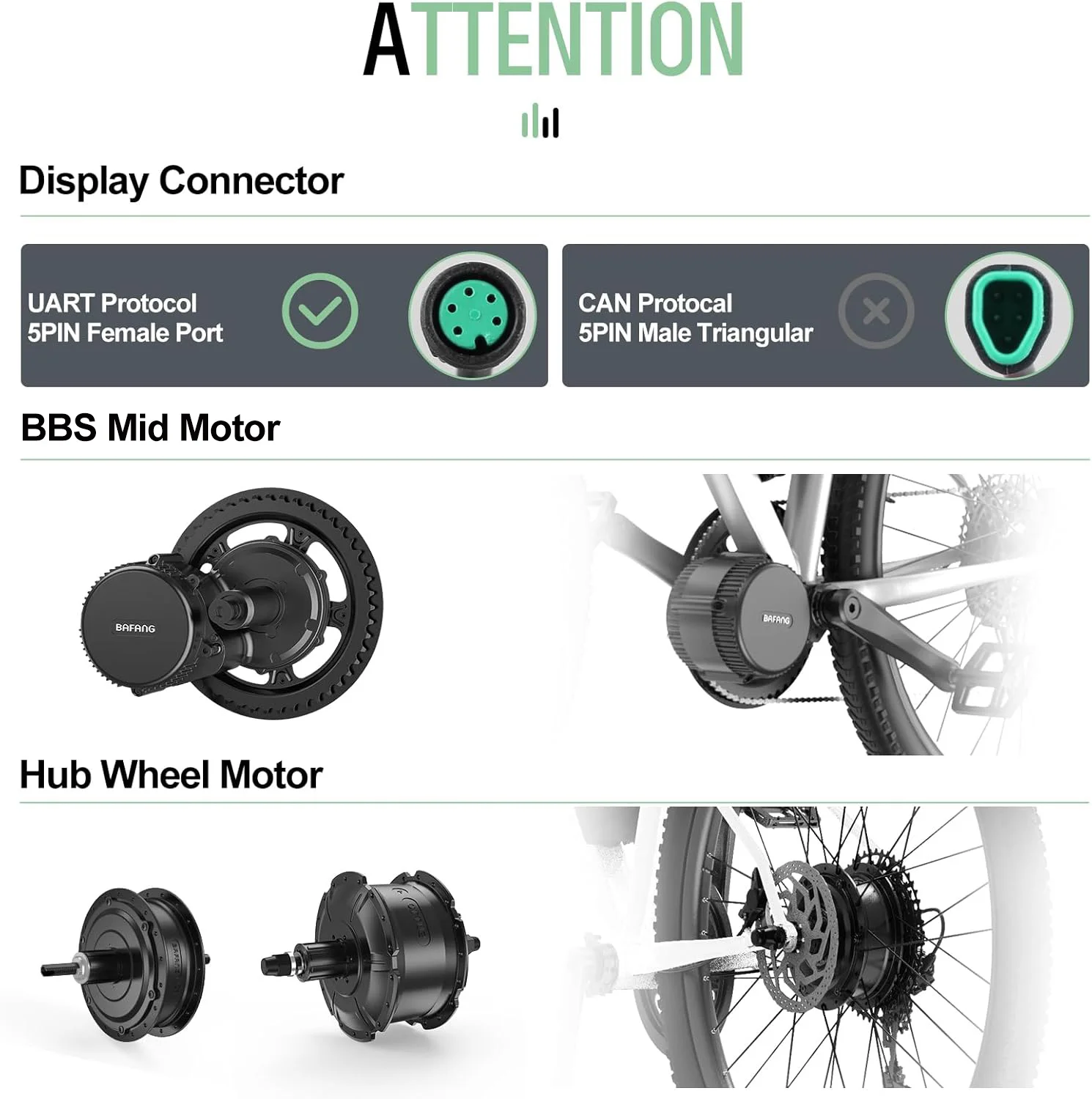 Drive Electric Bicycle Motor, BAFANG, BBS01, BBS02, 36V - detail 20