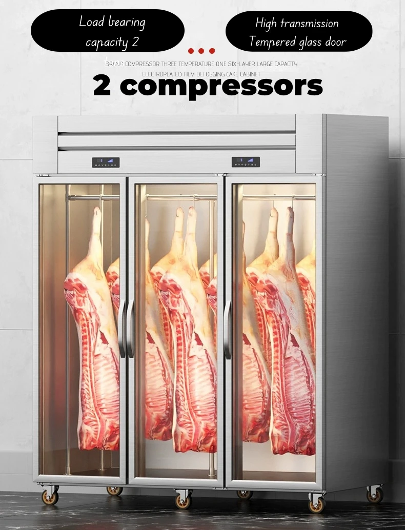 Hanging Meat Display Freezer, R290, Kitchen Equipment - detail 6