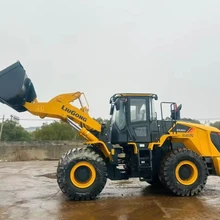 High condition Used Liugong CLG856H 6Ton Wheel Loader 165kw Cummins Engine short usage Backhoe loader Front Loader cheap sale