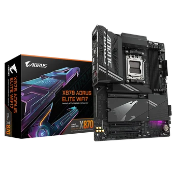 New GIGABYTE X870 AORUS ELITE WIFI 7 AM5 AMD 9000 CPU DDR5 USB4 Port PCIE 5.0 WIFI 7 Gaming Motherboard X870 Mothoerbaords