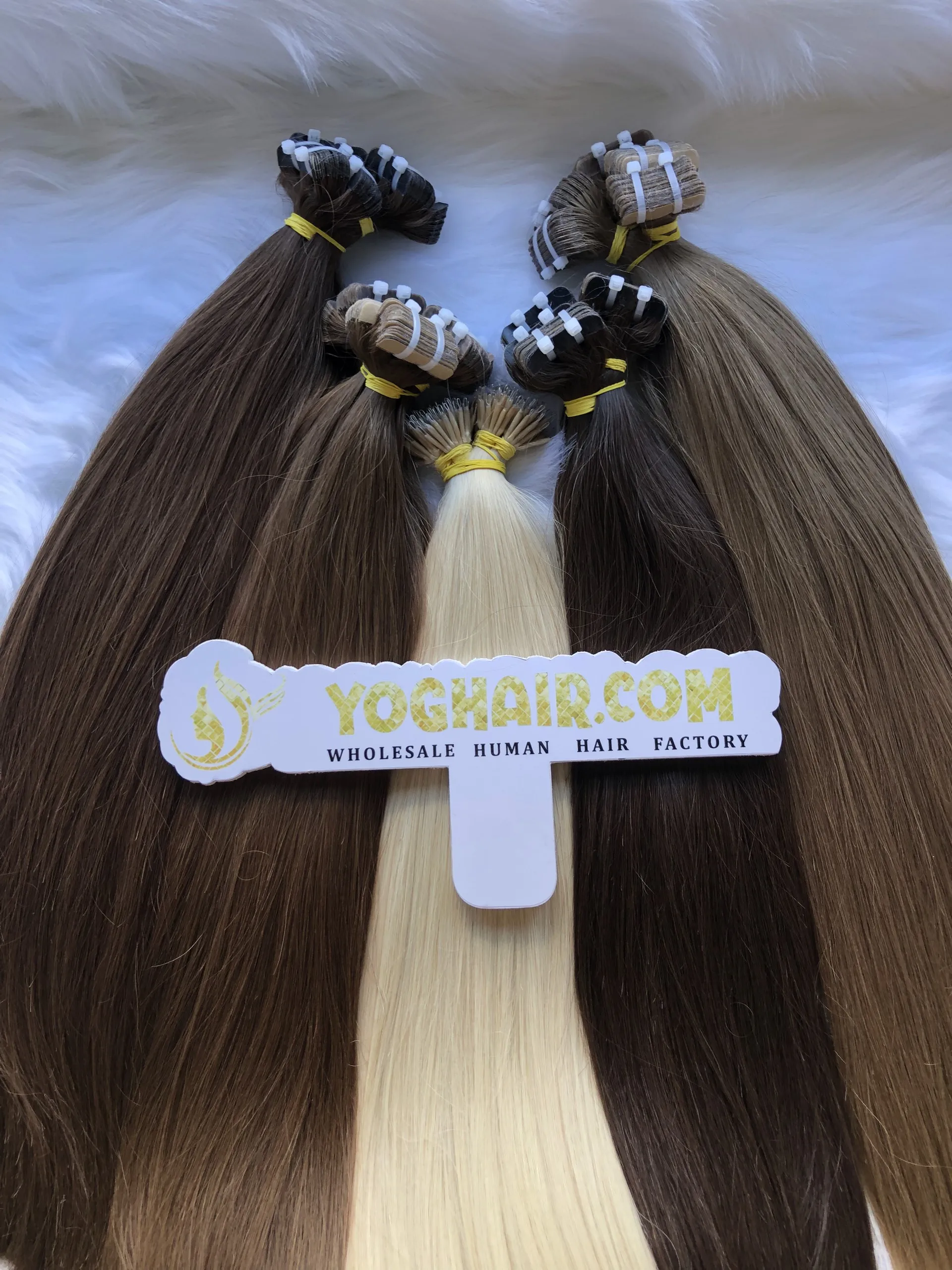 Tape Hair Made From Natural Hair Extensions Discounted Price From