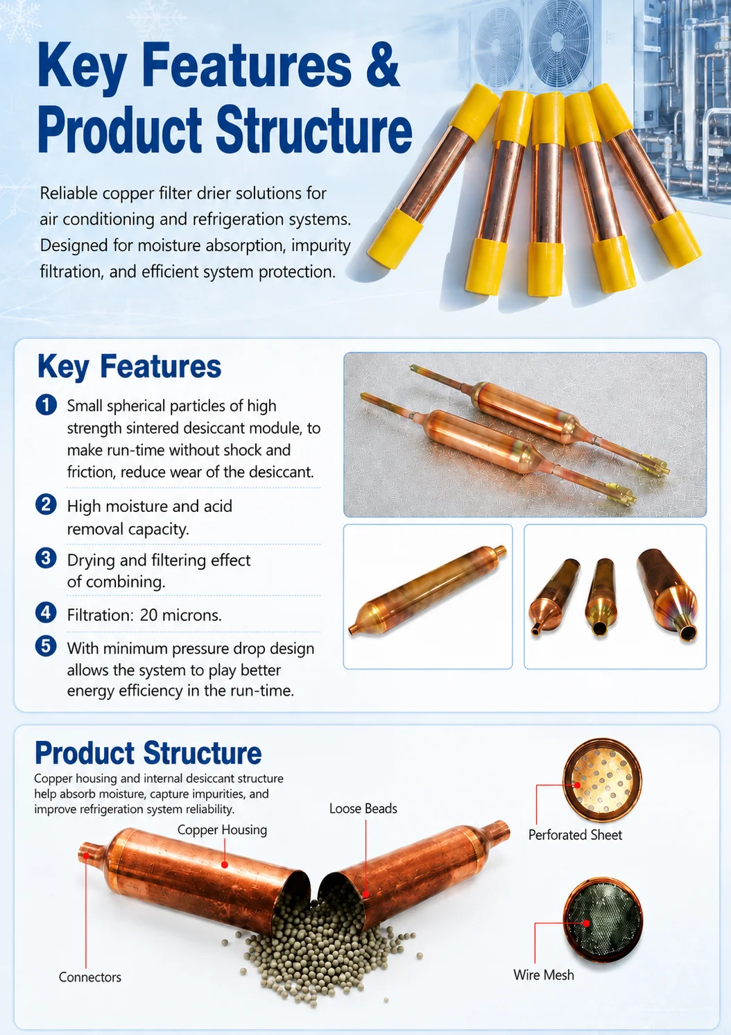 Filter Drier, 15g, Copper - detail 4