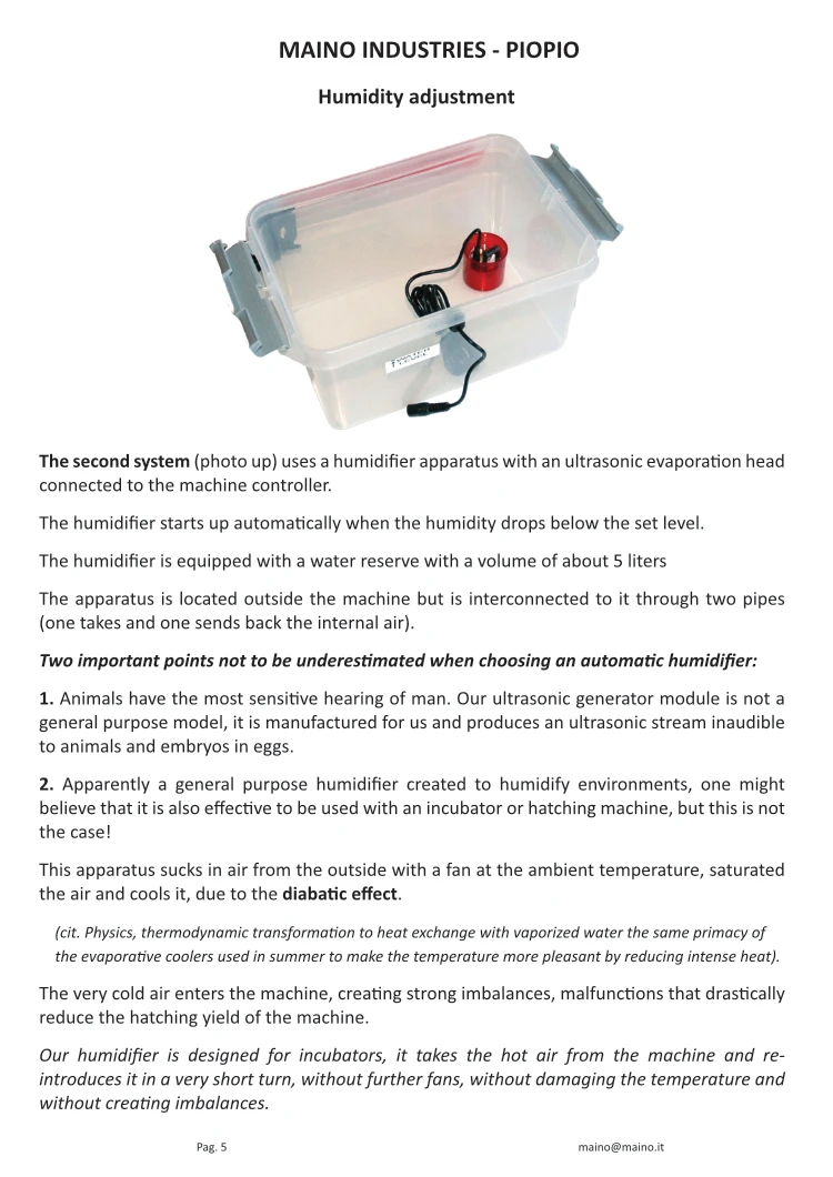 Cross Flow Fans, PIOPIO, 220V, PVC - detail 22