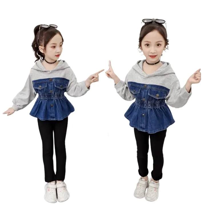 Top Design Indonesian Winter Girls Sets for 3 - 7 Years Kids Clothing Factory Wholesale Kids Clothes