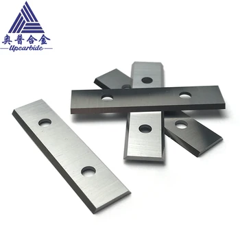 2-Hole 50x12x1.5 35 degree Reversible Tungsten Carbide Blade for Planer Cutter Head Woodworking Machinery