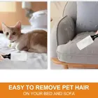 Wooden Handle Lint Roller For Pet Hair 60 Sheets Clothes Sticky Lint Remover