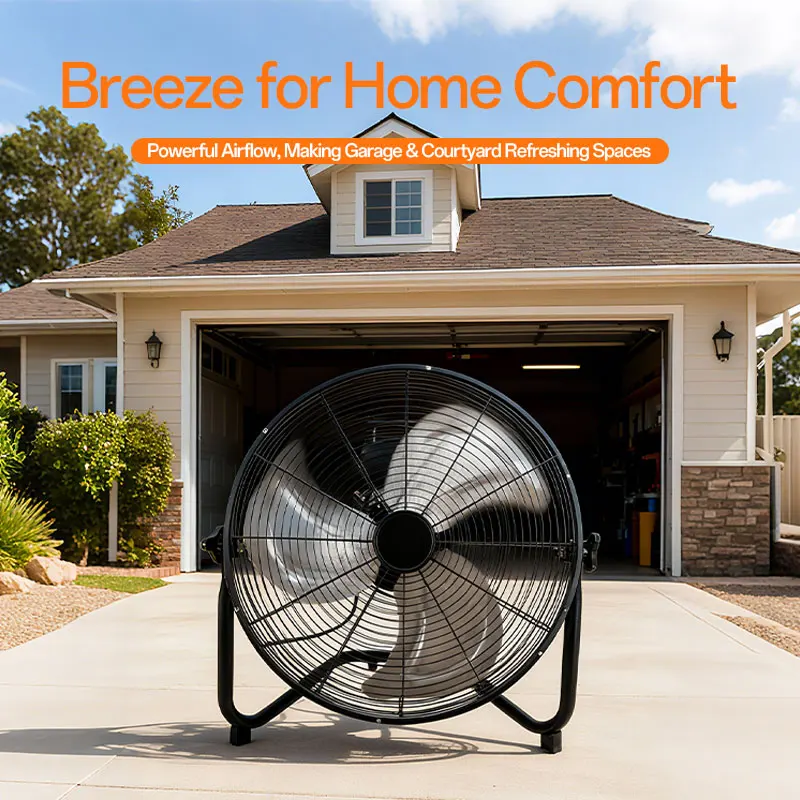 Profile Industrial Floor Fan, 9W, Metal - detail 12
