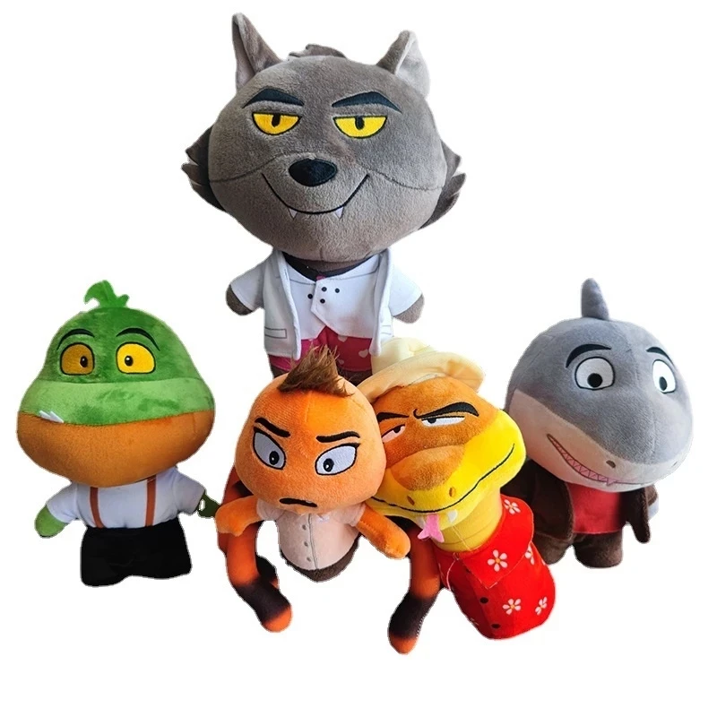 The Bad Guys Big Bad Wolf Plush Toy Hot Movie Character Figure Plushies The  Bad Guys Croc Charms - Buy The Bad Guys Big Bad Wolf Plush Toy,The Bad Guys  Toys,The Bad