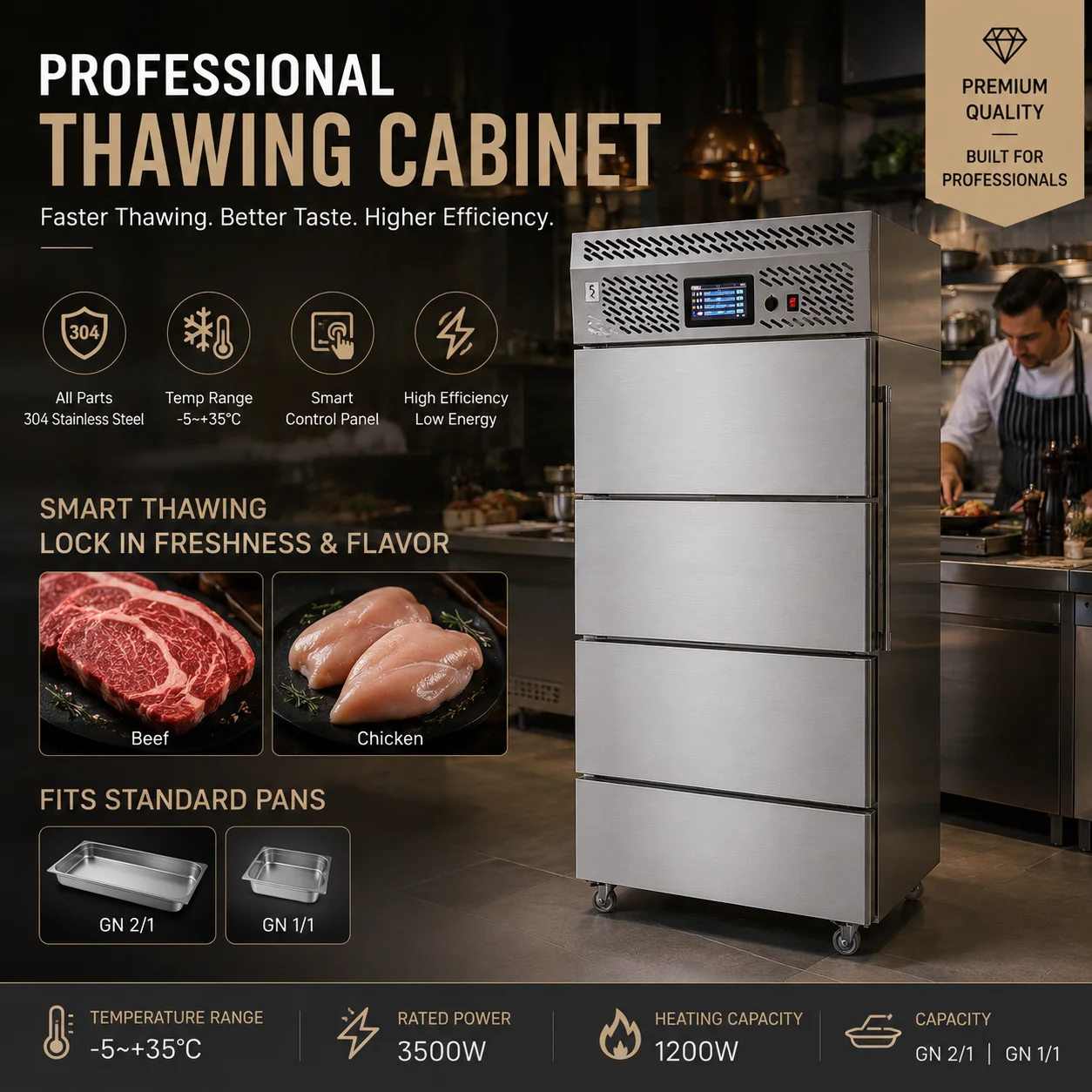 Thawing Equipment, 304SS, 220 V - detail 6