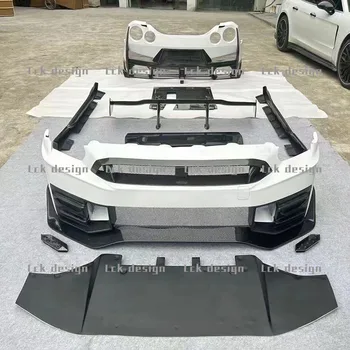 2024 Nismo Style FRP Carbon Fiber Full Body Kit For Nissan GTR35 R35 Front Bumper Rear Bumper Side Skirts Spoiler Kit