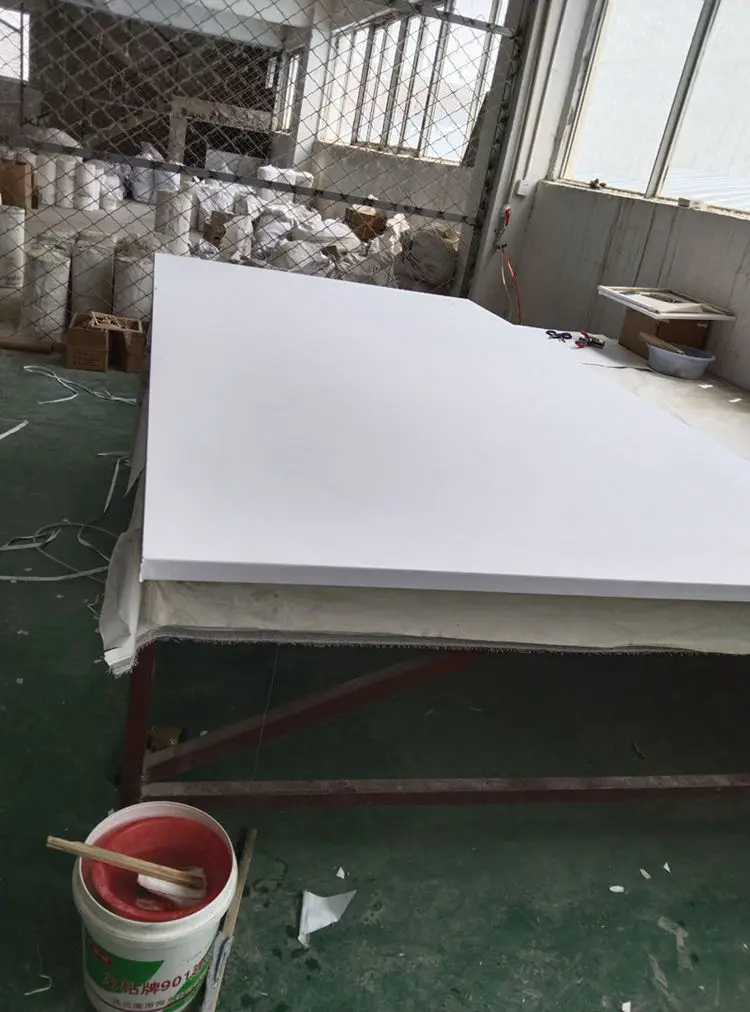 Blank White Matt Surface Waterproof Stretched Canvas Board Artist Canvas for Acrylic Oil Painting