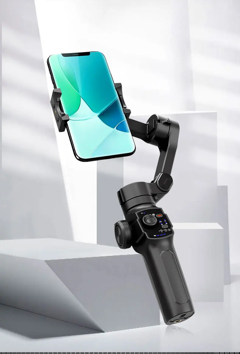 Axis Built In Extension Foldable Gimbal Stabilizer L For Mobile