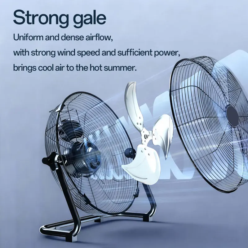 Profile Industrial Floor Fan, 9W, Metal - detail 6