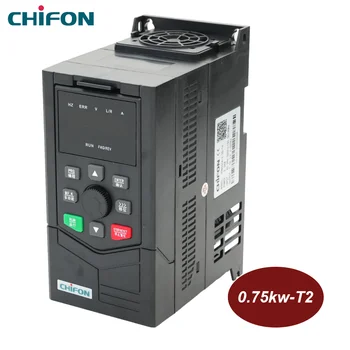 Variable Frequency Drives 220V 3Phase VFD Input and Output VSD 0.75kw AC Motor Speed Drive Converter