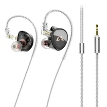2023 Lafitear LF2 1BA + 1DD Hybrid In-Ear Unit Hi-Fi Headphones Bass Sports Noise Cancelling Earphones Transparent Headphones