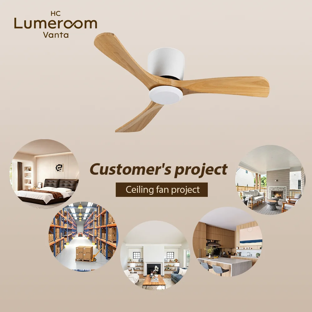 Ceiling Fan, USA, 35W(0.05hp), Wood+Metal - detail 4