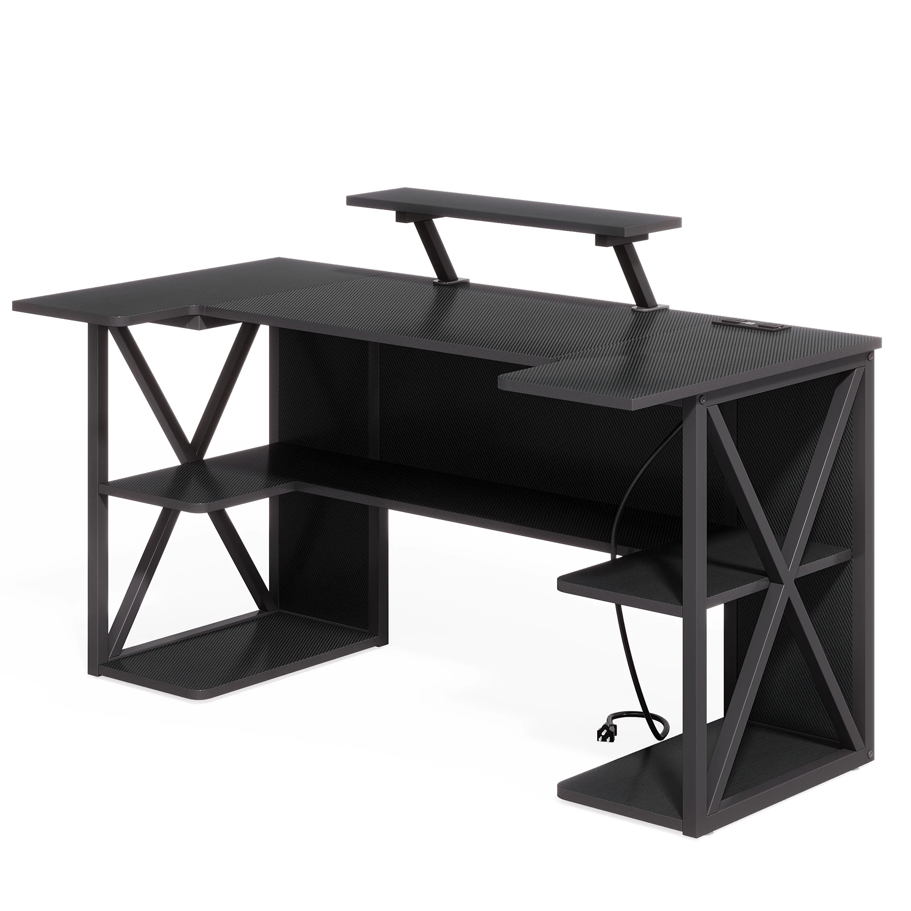 Wholesale New Design Best Modern Black Gaming Computer Desk For Home Office Computer Table