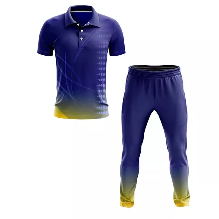 Custom Logo Cricket Jersey Design High Quality T Shirt And Trouser Cricket Set Cricket Uniform Wholesale 2023 Best Selling
