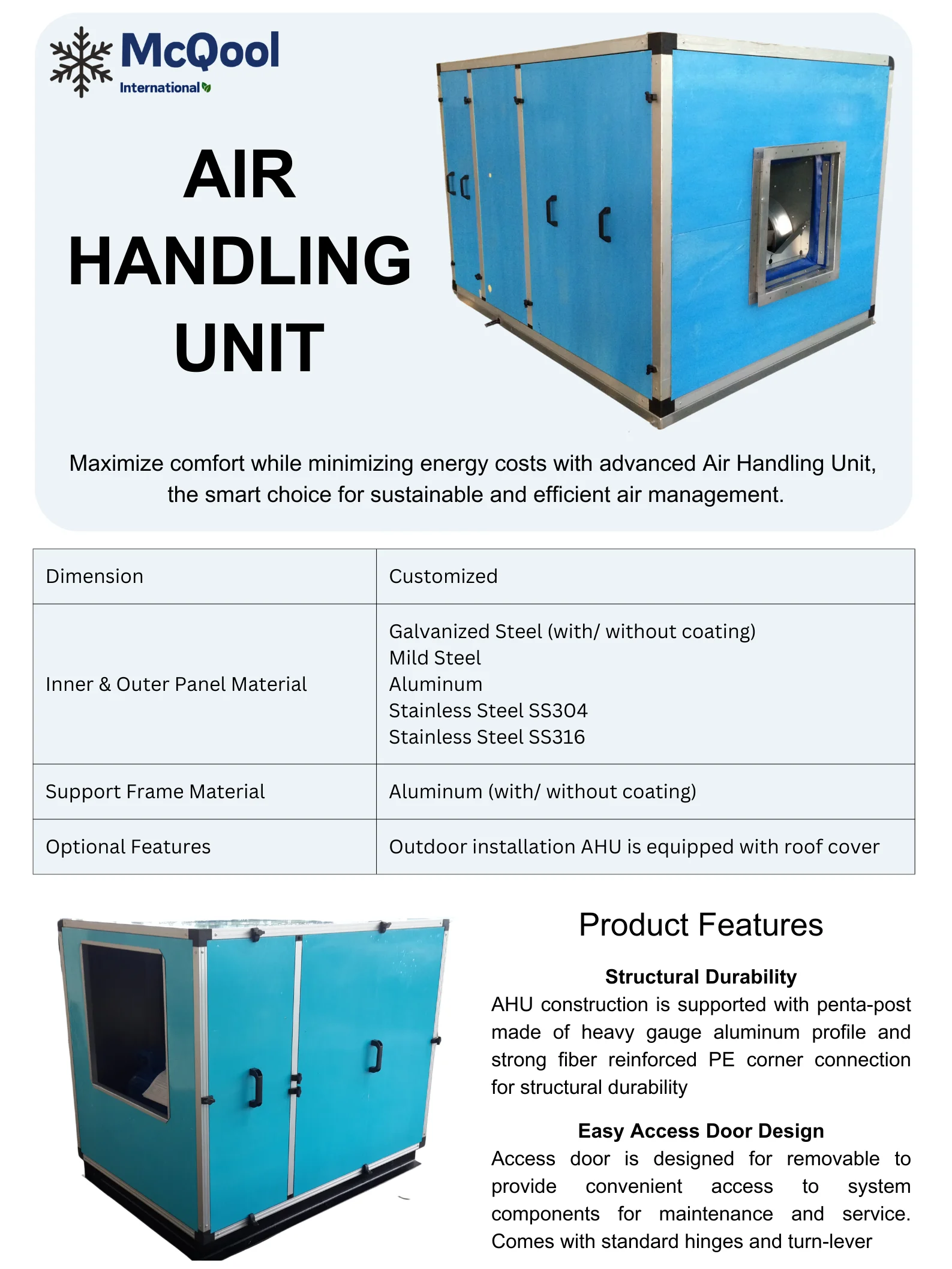 Air Handling Unit, HVAC, AHU - detail 4