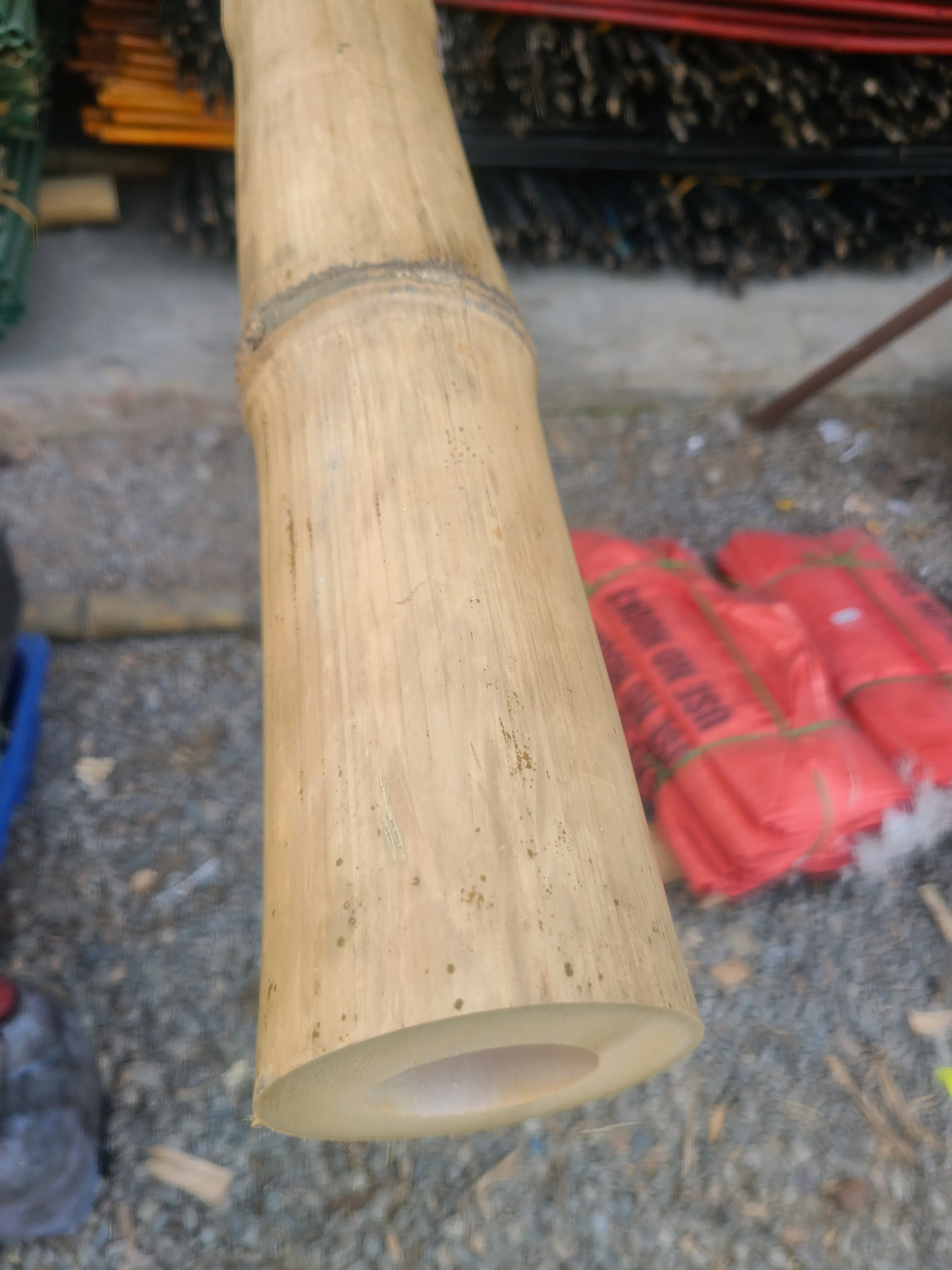 Bamboo Poles Treated Nature Raw Bamboo Straight Pole Bamboo From