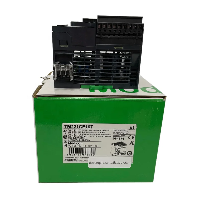 PLC controller TM221CE24T TM221CE16T Ontology  PLC Module  Modicon  Stock In Warehouse  for Schneider