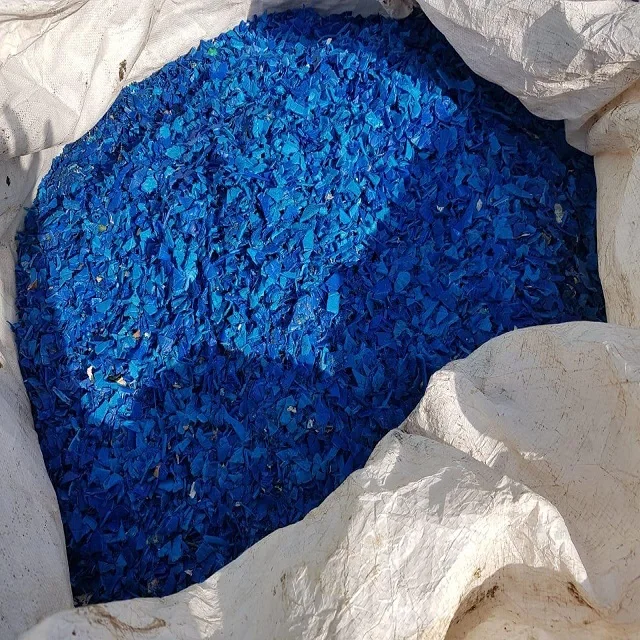 Professional Export Clean Recycled Hdpe Blue Drum Plastic Scraps Hdpe