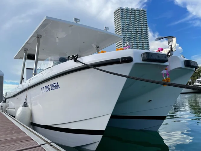 UBI 78 Customized Aluminum Cruising Yacht 7M 8 PAX inboard outboard Engine