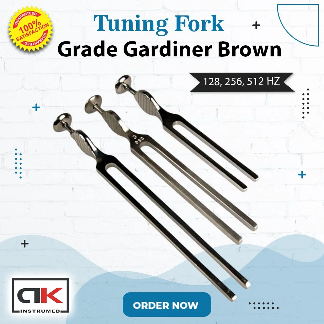 Tuning Fork Medical Grade Gardiner Brown Hz Stainless