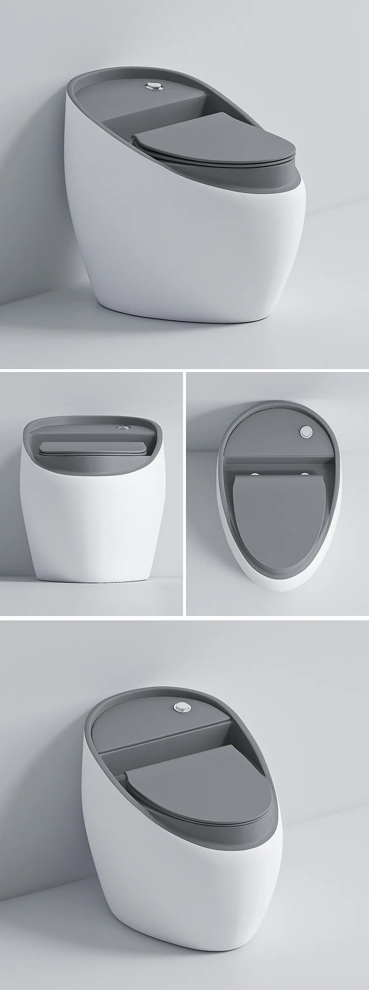 Empolo Sanitary Ware Water Closet Luxury Colorful Unique Design Golden