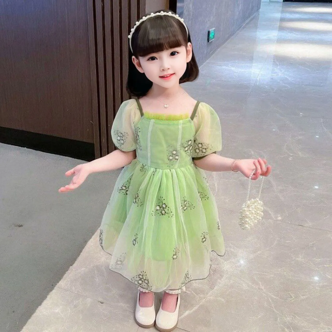 Wholesale Summer Dress clothing Sweet and cute Solid color Slip dress princess for wear party