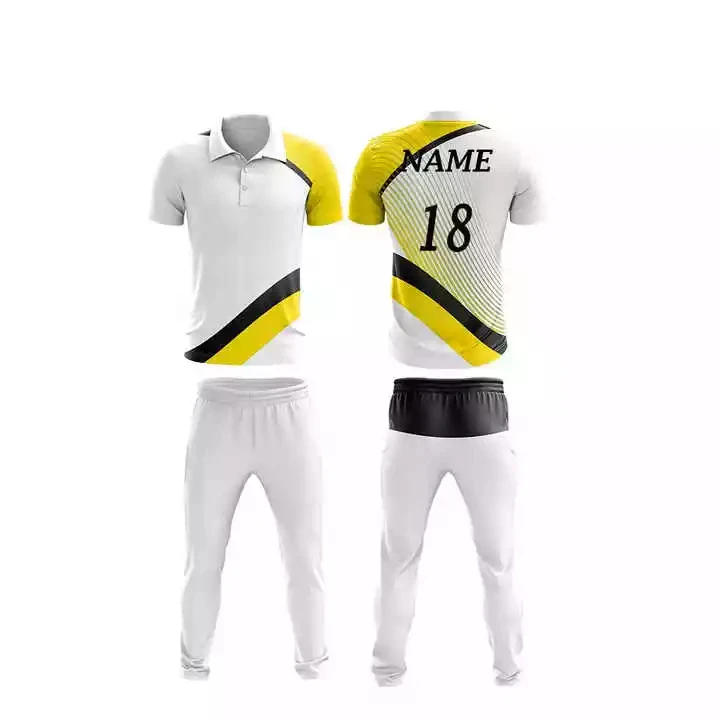 Custom Logo Cricket Jersey Design High Quality T Shirt And Trouser Cricket Set Cricket Uniform Wholesale 2023 Best Selling