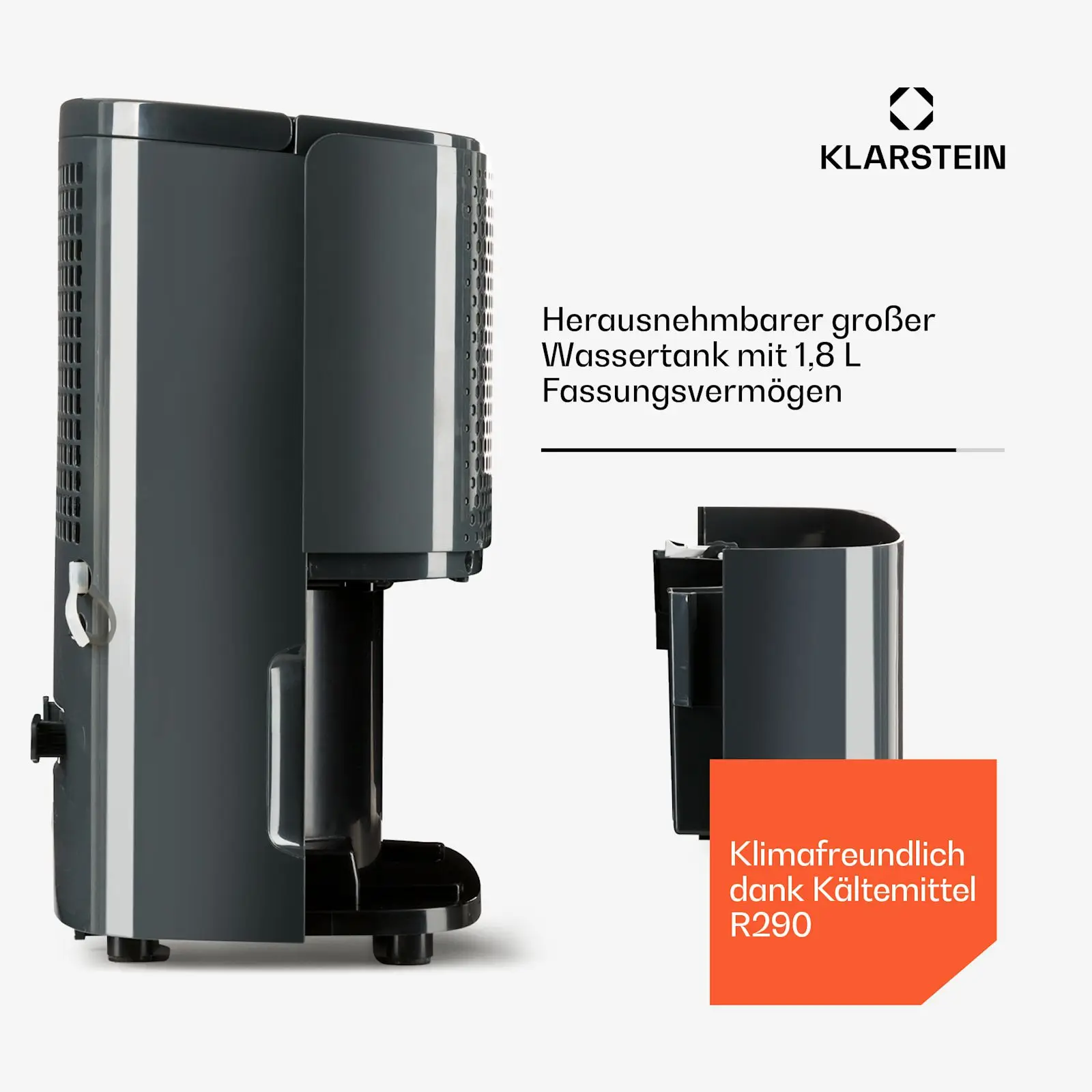 Dehumidifier, 10L, Portable, 15-20, m2 - detail 10