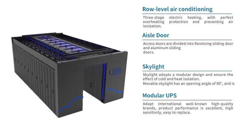 Coolnet Data Center High Density Micro Modular Data Centers Cold Aisle