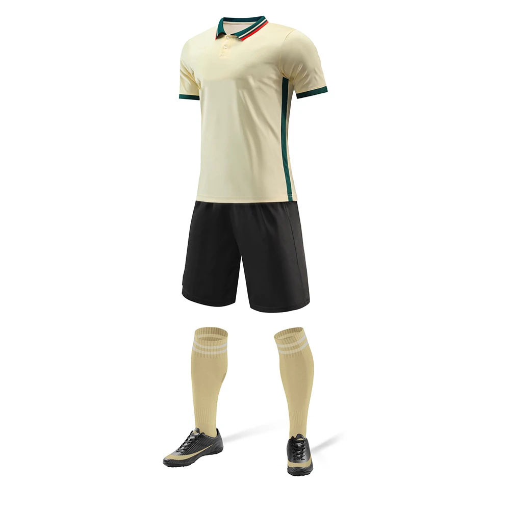 Factory Wholesale good Quality Soccer Jersey Set Custom Soccer Uniform Sets Football Jersey Kit Summer Winter Unisex OEM