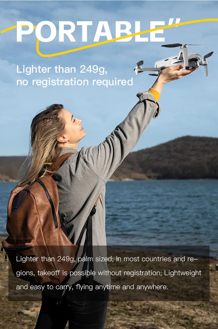 Faith Mini 2 Drone with 4K HD Camera 3-Axis Gimbal 5KM 33mins Quadcopter Professional with Obstacle Avoidance Faith mini 2 Drone