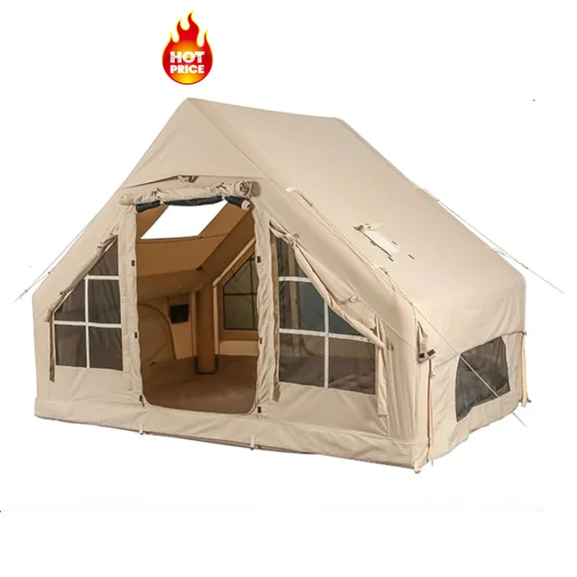 Factory Price Inflatable Camping House Tent with 6 Square Meters