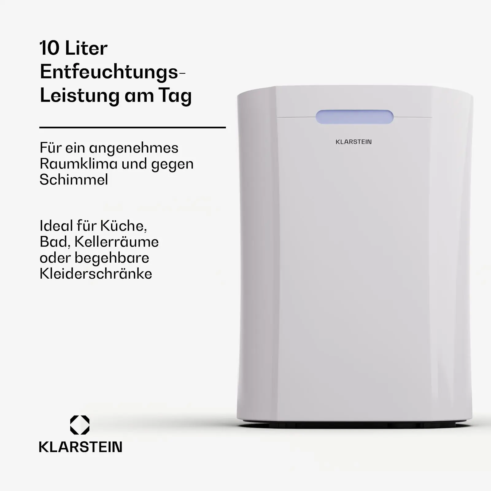 Dehumidifier, 10L, Portable, 20-25, m2 - detail 6