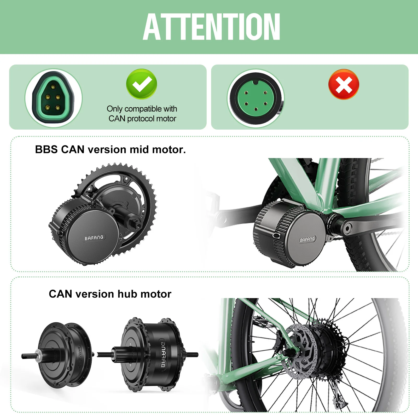 Drive Electric Bicycle Motor, BAFANG, BBS01, BBS02, 36V - detail 18