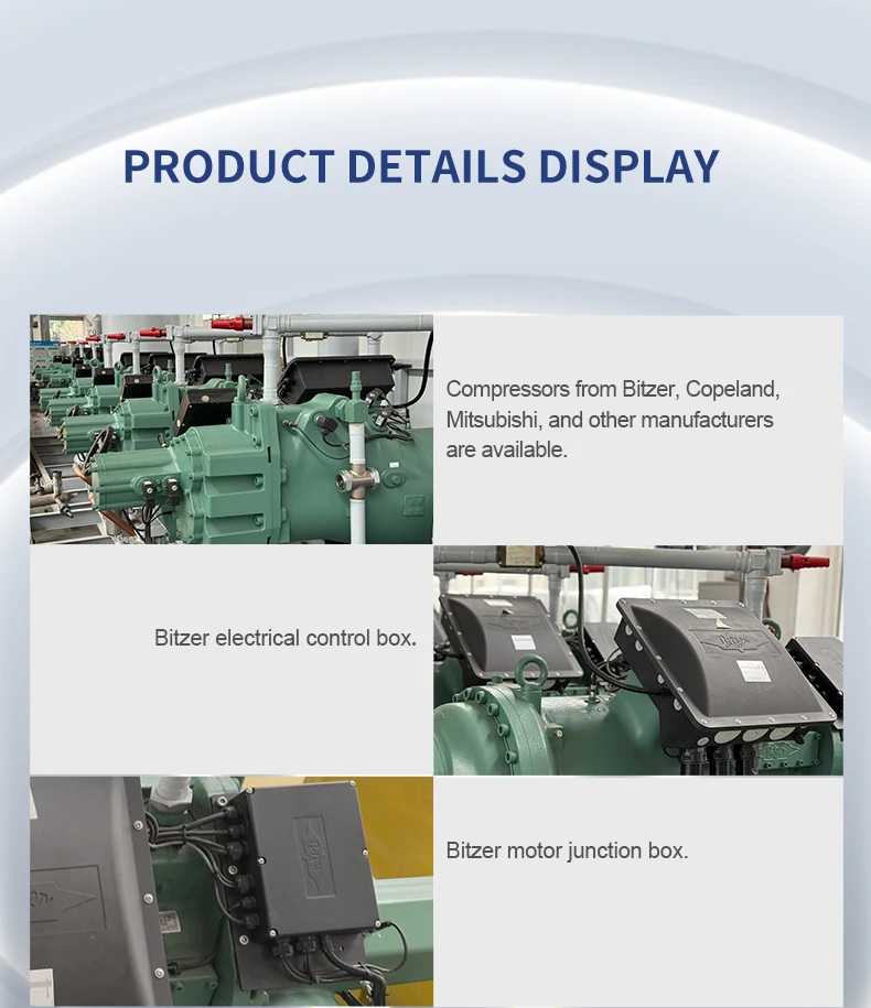 Screw Compressor, GENERALFUSHI, R404A, Compressor rack - detail 10